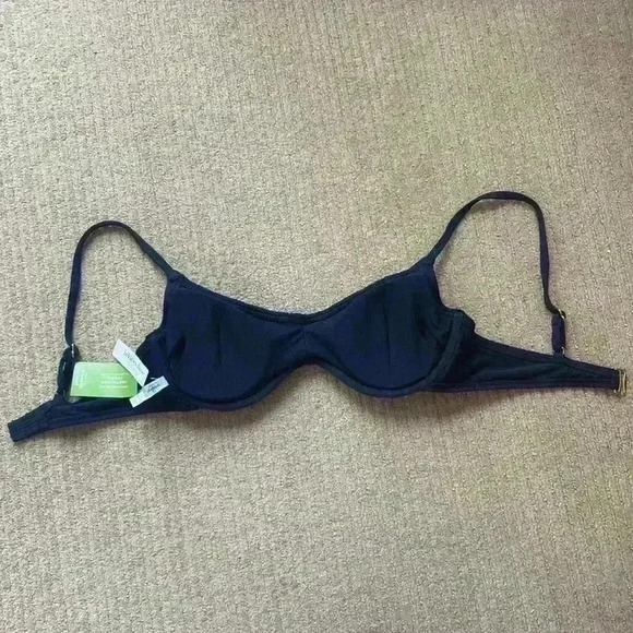 La Vie En Rose Bikini Top, Black size XL. - Picture 4 of 7